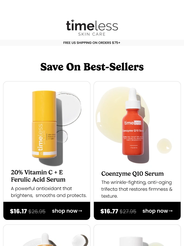 Timeless Skin Care - This is a sign