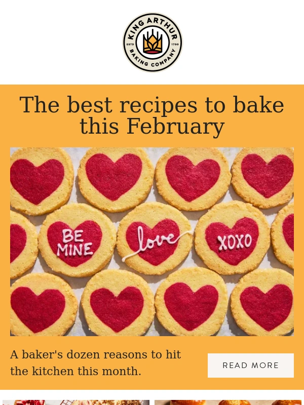 King Arthur Baking - What We're Baking This February