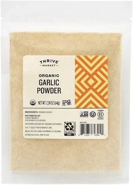 Thrive Market Organic Garlic Powder Never Bitter