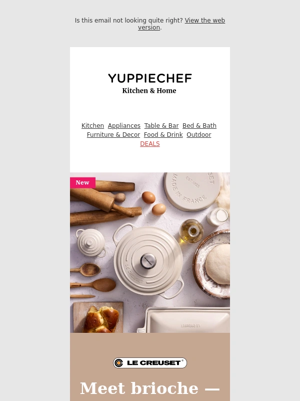Yuppiechef - A NEW Le Creuset colour,freshly baked! ? We're obsessed ?