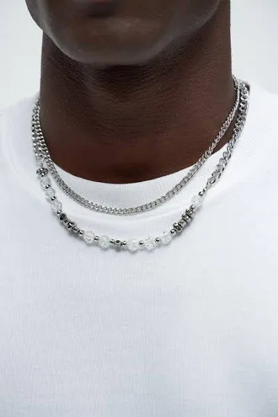 Fashion Nova Men's Glisten Chain Necklace