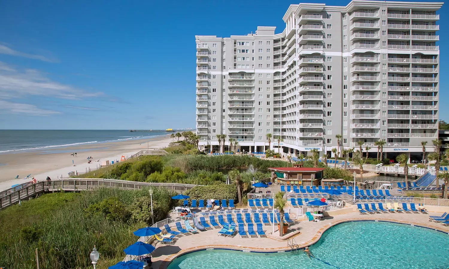 Family-Friendly: Oceanfront Hotel feat. Six-Pools, Lazy River & Hot Tubs - Book Your Sea Watch Resort Getaway Today!