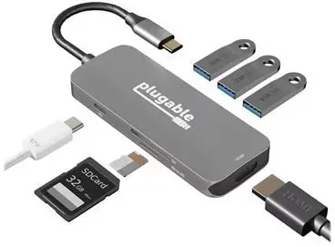 Plugable USB-C 7-in-1 Hub