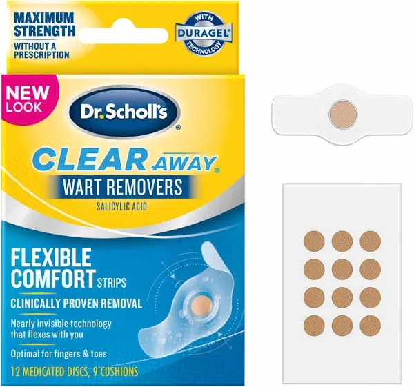 Dr Scholl's Clear Away Wart Remover Hydrogel Bandage