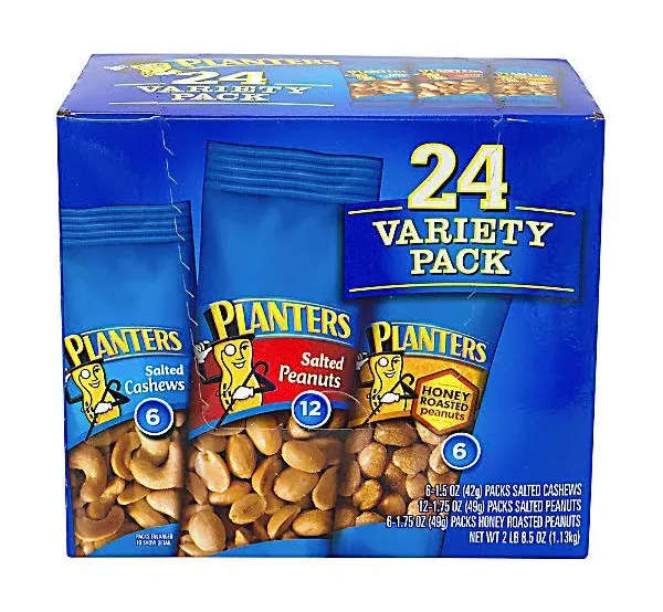 Planters Peanuts & Cashews Variety Pack