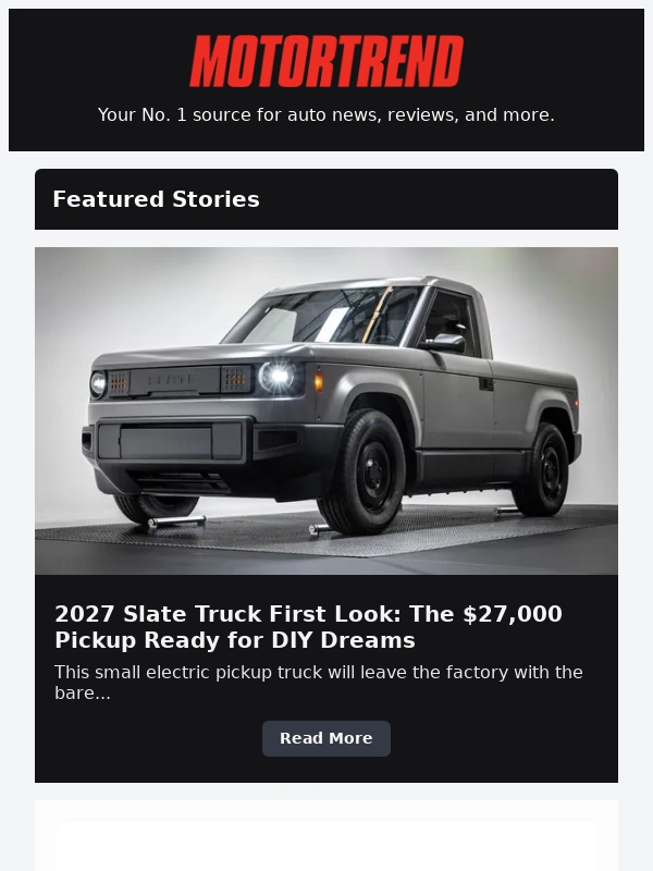 Motortrend's Roadkill TV Show - The $27,000 Electric Pickup Ready for DIY Dreams