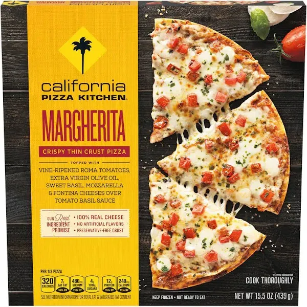 California Pizza Kitchen Margherita Crispy Thin Crust Frozen Pizza