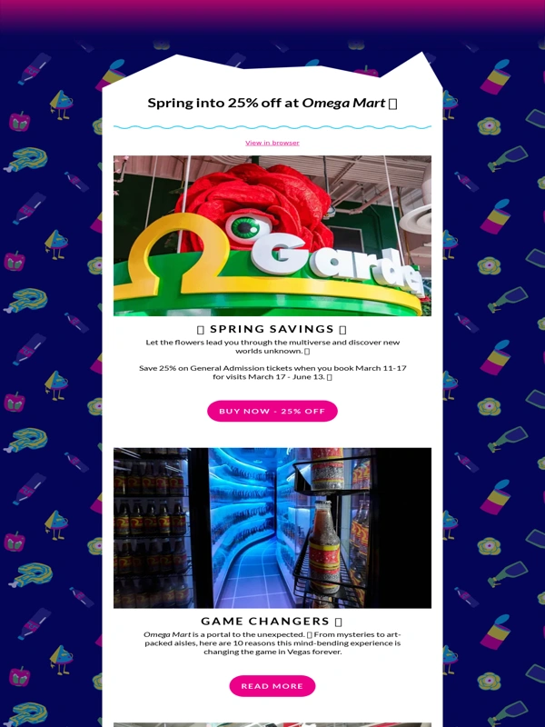Meow Wolf - Find your sign within the aisles of Omega Mart ???