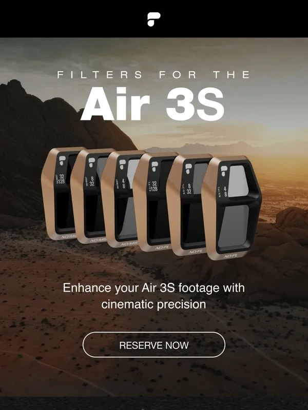 PolarPro - New Filters for the DJI Air 3S!