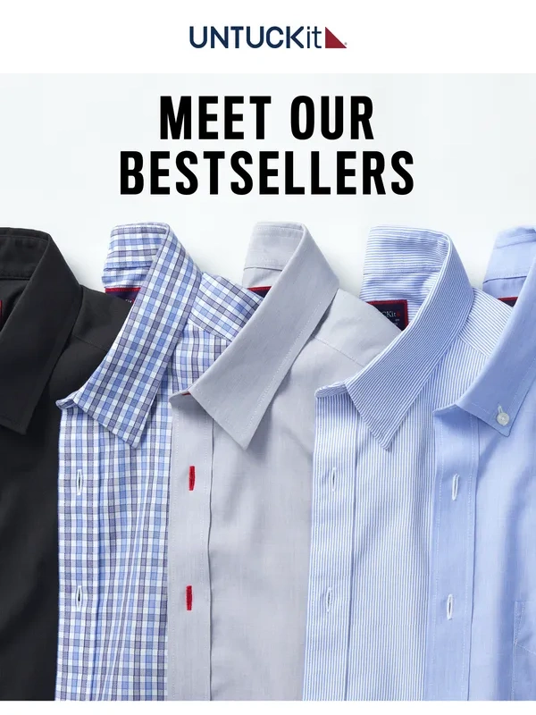 UNTUCKit - Say Hello to Our Iconic Button-Downs!