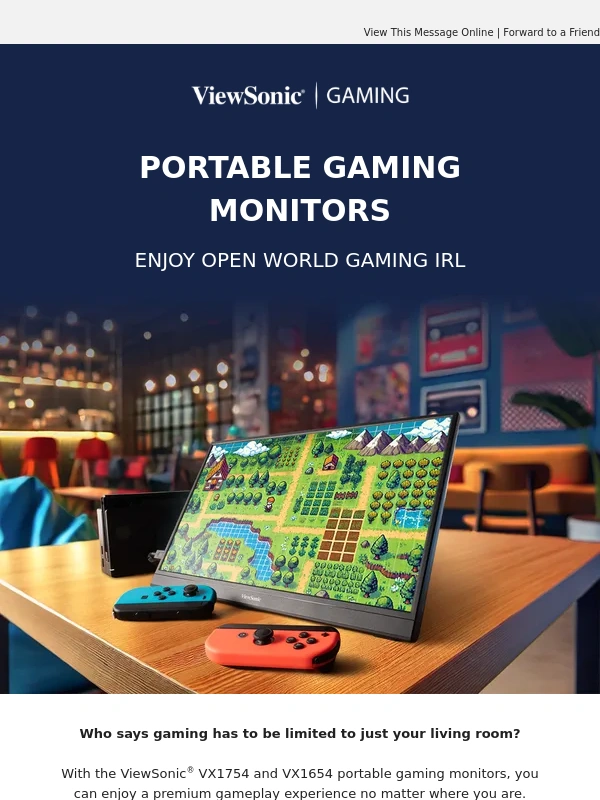 ViewSonic - Level Up with Portable Gaming Monitors