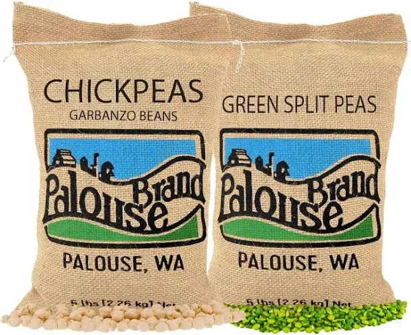 Palouse Brand Chickpeas and Green Split Peas