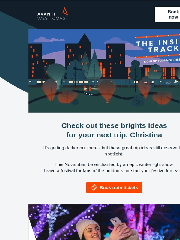 Avanti West Coast - \\ It's getting autumnal,\\ The November Inside Track is in this email