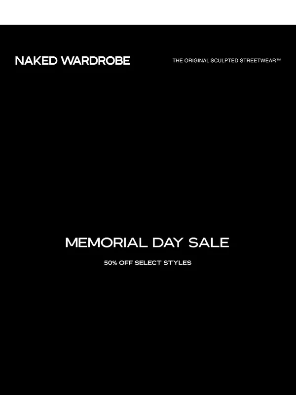 Naked Wardrobe - SALE Away This Memorial Day