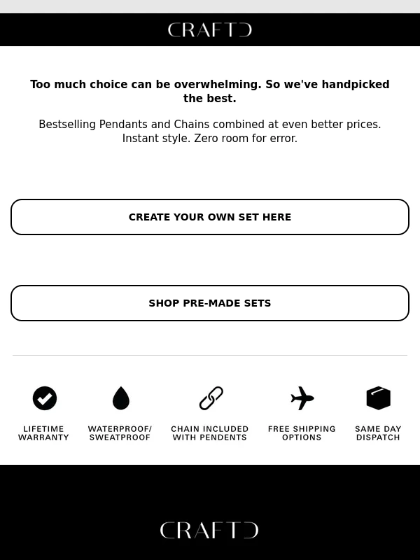 Craftd London - Your Style,Your Set—Bundle & Save ?