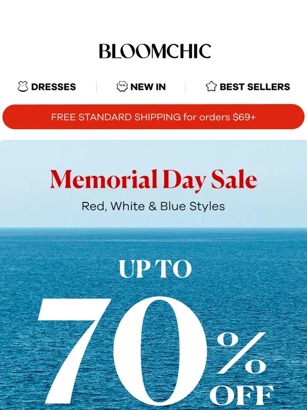 BloomChic - Memorial Day Deals Start Early
