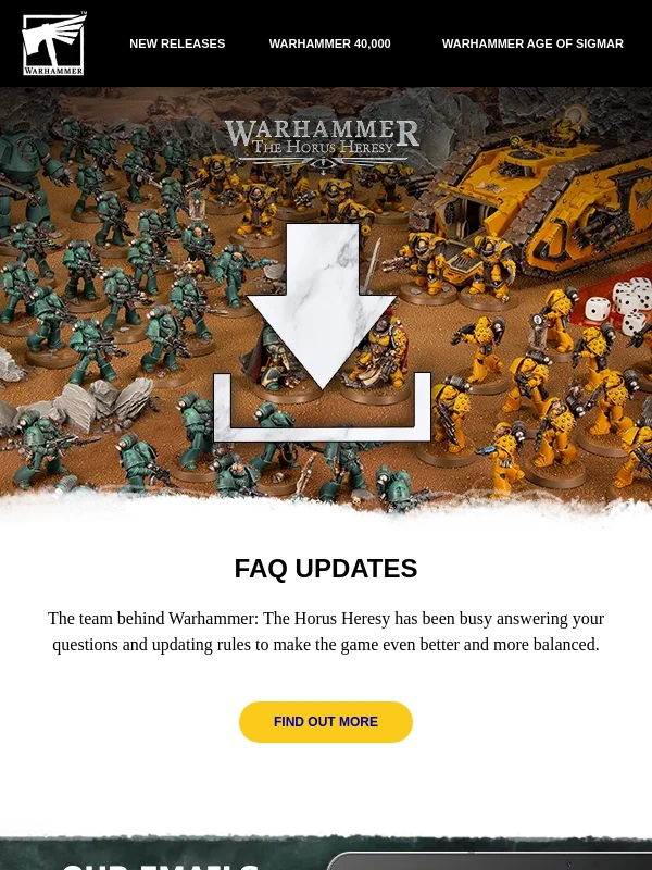 Games Workshop - New FAQs for Warhammer: The Horus Heresy