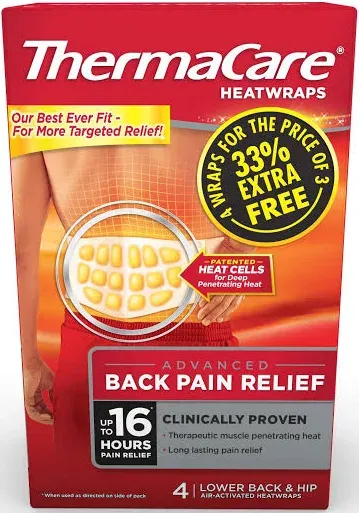 Thermacare Heatwraps Lower Back & Hip