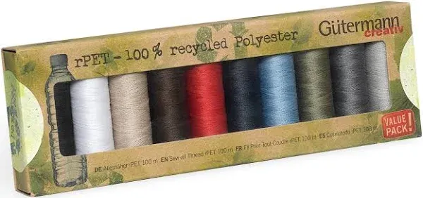 Gutermann Recycled Polyester Thread Set