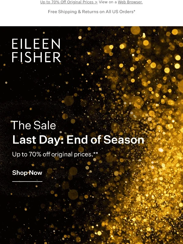 Eileen Fisher - Last Day: End of Season Sale