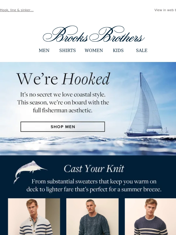 Brooks Brothers - The best of the fisherman aesthetic