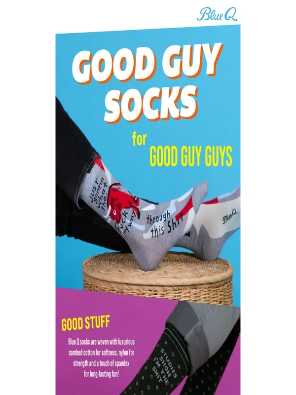 Blue Q - Socks for all the good guys in your life