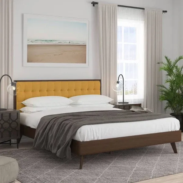 George Oliver Chanton Upholstered Platform Bed