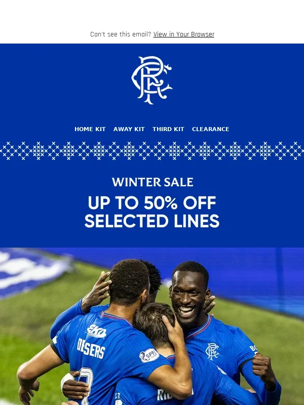Rangers - Our Winter Sale is ending soon!