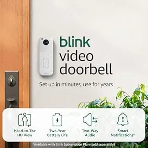 Blink Video Doorbell Mini 2 HD 1-Camera White
