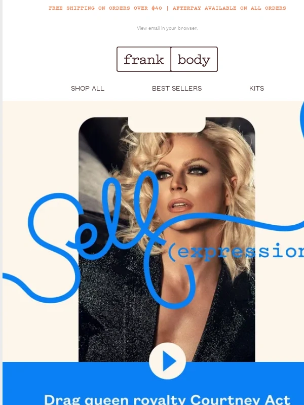 Frank Body - Speaking of self (expression) with Courtney Act