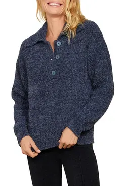 Barefoot Dreams CozyChic Button Pullover