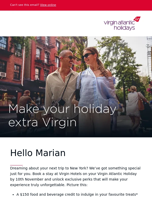 Virgin Atlantic Holidays - Book. Fly. Stay