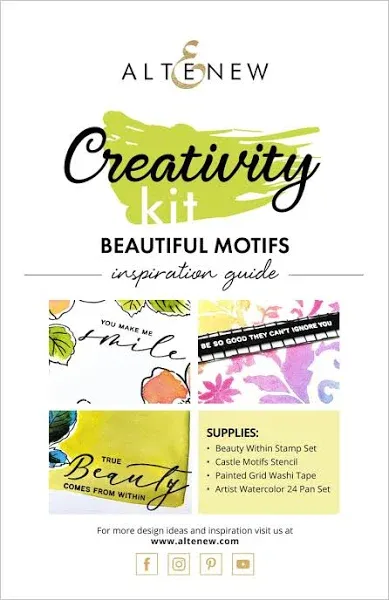 Altenew Beautiful Motifs Creativity Cardmaking Kit Inspiration Guide