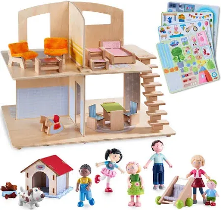 Little Friends Family Fun Dollhouse Bundle with Doghouse