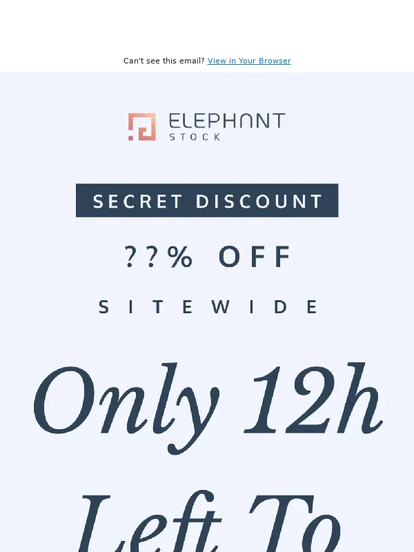 Elephant Stock - ⚡ FLASH SALE: 12 Hours of Big Savings! ⚡