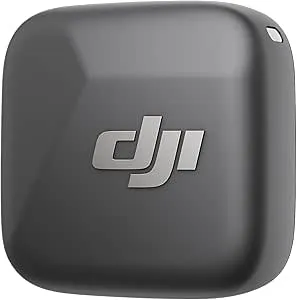 DJI - Mic Mini Transmitter, Ultralight, Wireless Lavalier Microphone, Infinity Black