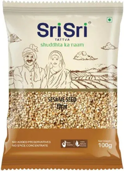 Trendia Sesame Seeds - Til, 100g - Sri Sri Tattva