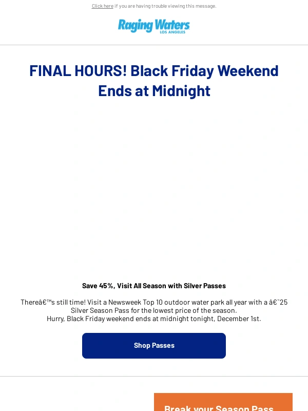 Raging Waters - ⌛ Black Friday Weekend Ends at Midnight