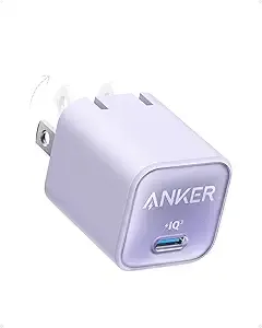 Anker 511 Charger Nano 3 USB-C GaN Charger 30W Fast Charging PIQ 3.0 Foldable
