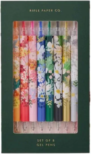 Rifle Paper Co. Margaux Gel Pen Set of 8