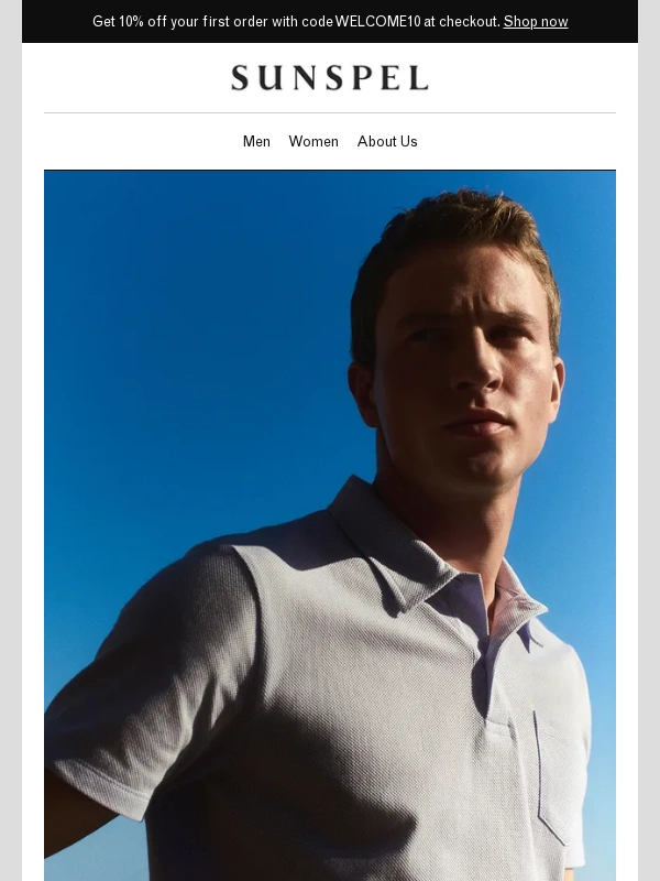 Sunspel - The Polo,Perfected for Summer