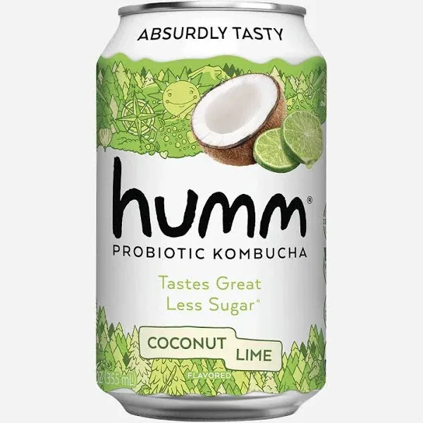 Humm Coconut Lime Kombucha