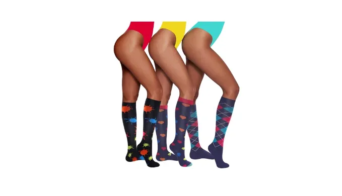 Jopvvic 3 Packs Women Compression Socks Set For New Mom After Birth Gifts First Time Mama Announcement Newborn Pregnancy Wife Expecting Gender Neutral Nurse School Graduation Cool Present