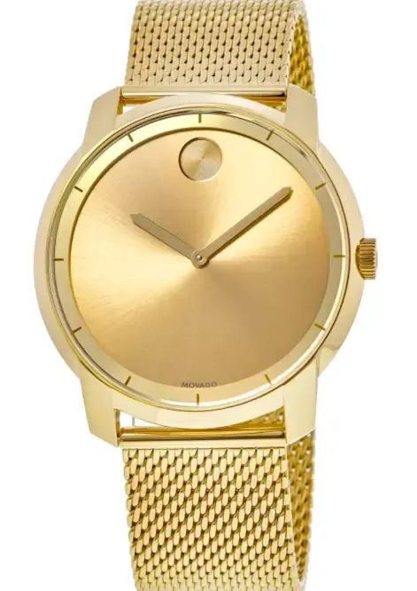 Movado Men's Gold Tone Quartz Watch
