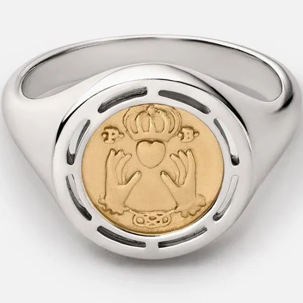 Miansai Men's Sterling Silver/Gold Vermeil Test of Time Ring