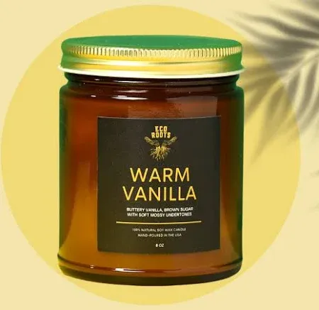 Natural Handpoured Soy Wax Candles