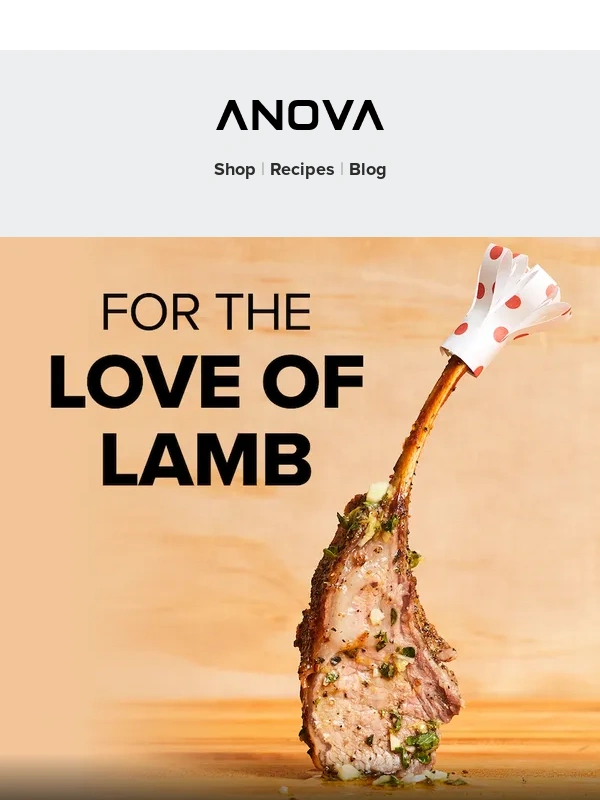 Anova - Stop overcooking lamb
