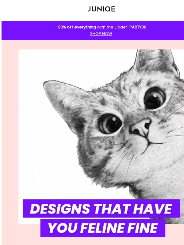 Juniqe - Purrrrrfect designs ?