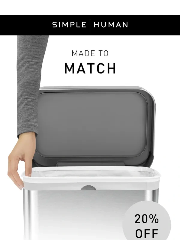 simplehuman - Last chance to save 20% on liners!
