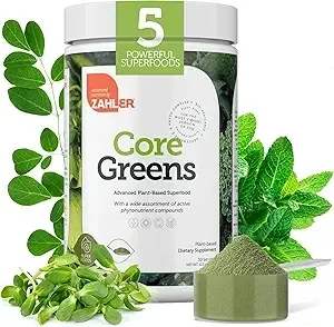 12.2-Oz Zahler Core Greens Superfood Nutrition Drink Powder (Spearmint)
